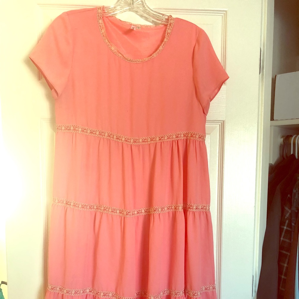 Journeyfive Coral Dress